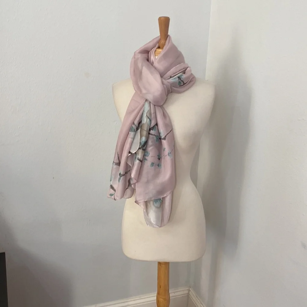 Scarf Fashion Silk Long‎ Lightweight Scarf  NWT